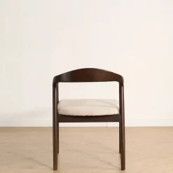 Sittmöbler|Stolar|Reforma Karmstol 'Aspa' - Mörkbrun/Beige