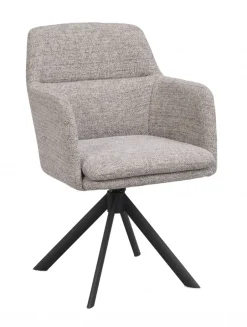 Stolar|Kök|Rowico Home Karmstol' 'Gladstone' - Mörkbeige/svart