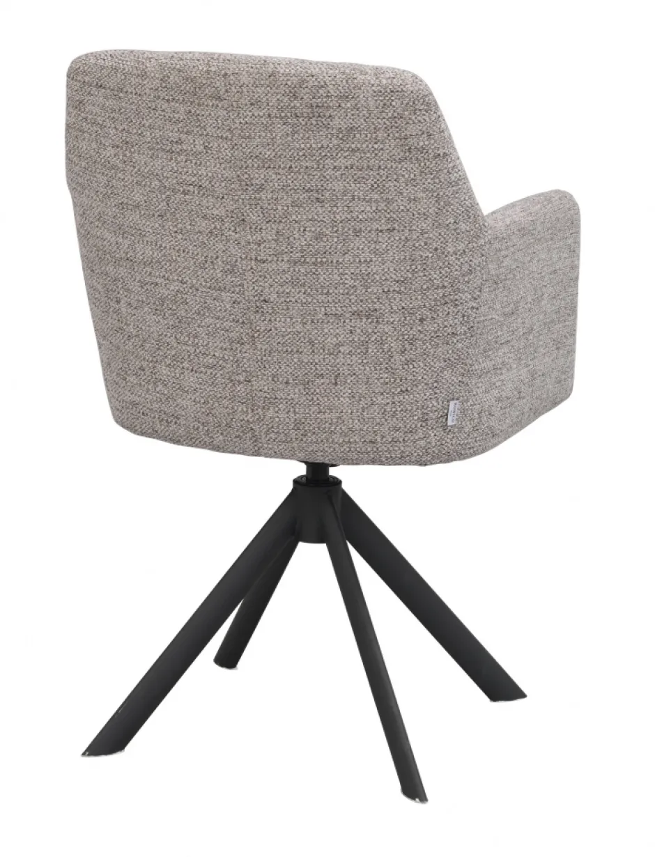 Stolar|Kök|Rowico Home Karmstol' 'Gladstone' - Mörkbeige/svart