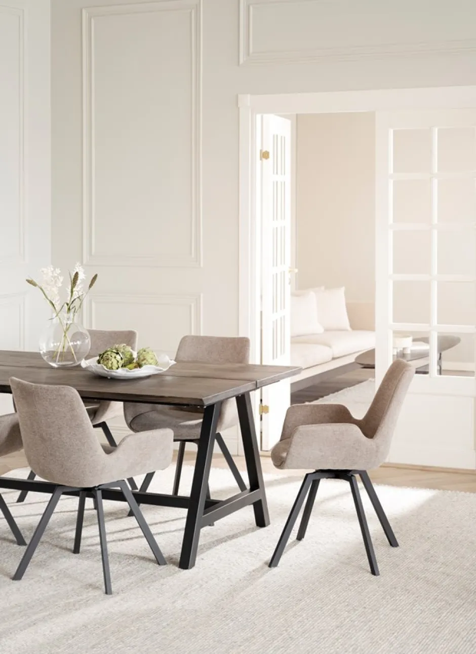 Stolar|Kök|Rowico Home Karmstol 'Norwell' - Beige
