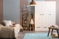 Skåp Och Skänkar|Hall|WOOOD Klädskåp 'Connect' - Vit