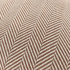 Sovrum|Kuddfodral|Reforma x Trendcarpet Kuddfodral 'Denisa Fishbone' 45x45cm - Brun/vit