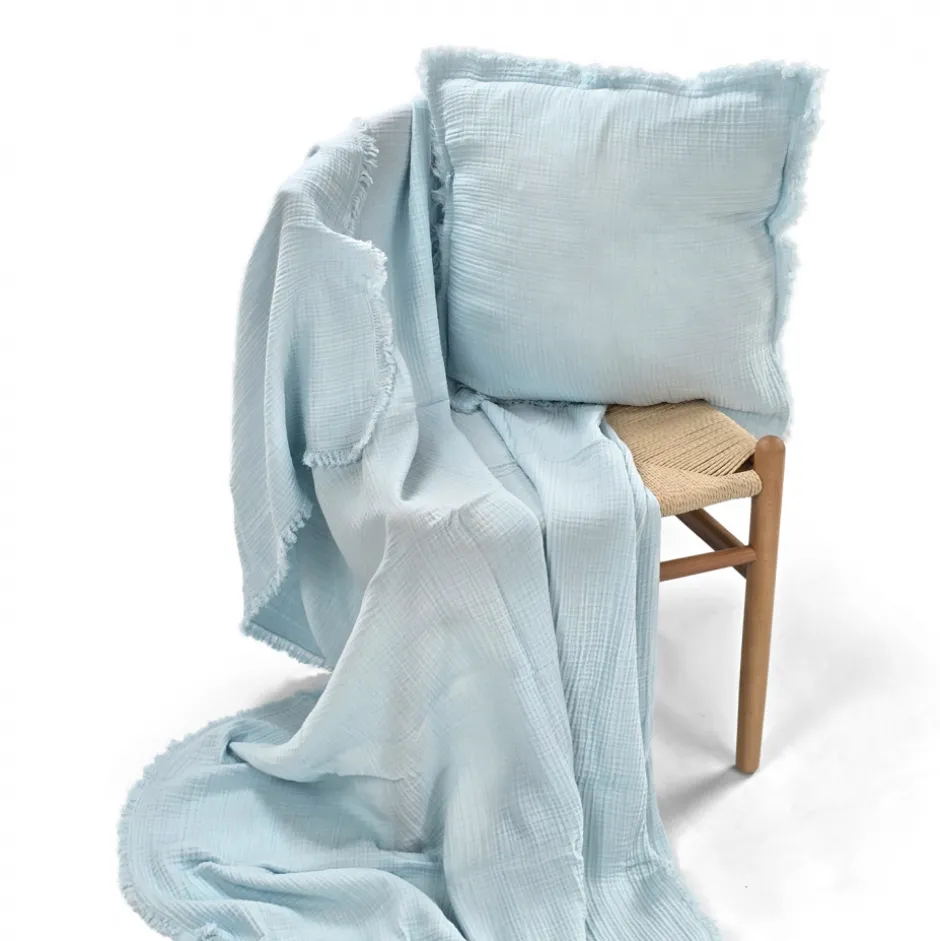 Sovrum|Kuddfodral|Reforma x Trendcarpet Kuddfodral 'Dorena' 45x45cm - Blå