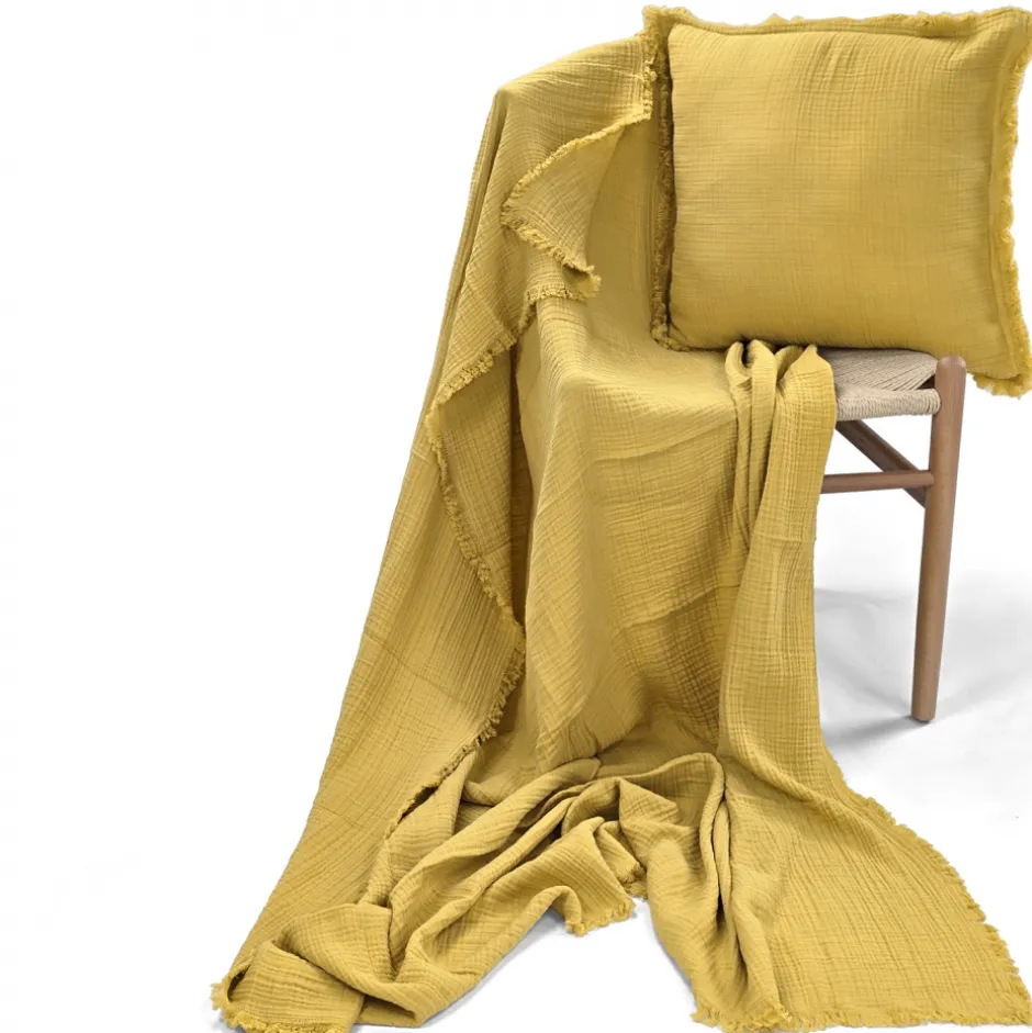 Sovrum|Kuddfodral|Reforma x Trendcarpet Kuddfodral 'Dorena' 45x45cm - Gul