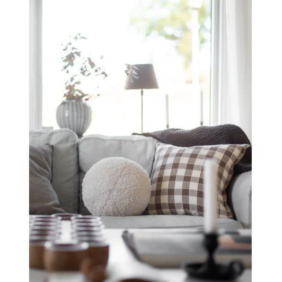 Sovrum|Kuddfodral|Svanefors Kuddfodral 'Mary' 45x45 - Brun