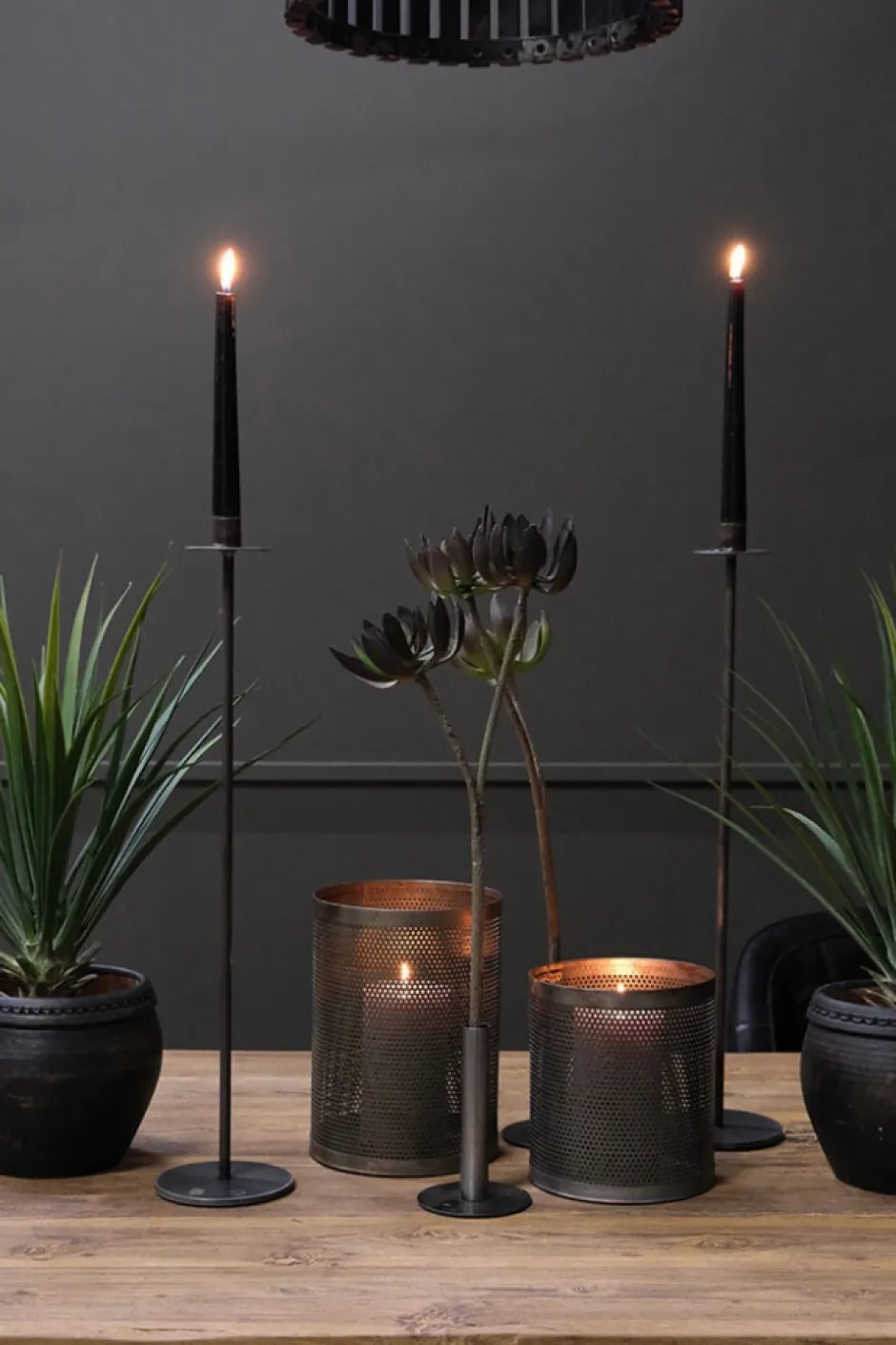 Ljusstakar & Ljuslyktor|Kök|Trademark Living Ljusstake 'Dean' S - Järn