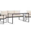Utegrupper|Uteplats|Reforma Loungeset 'Vico' - Svart