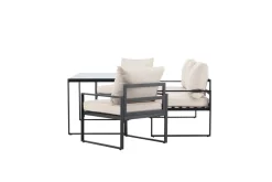 Utegrupper|Uteplats|Reforma Loungeset 'Vico' - Svart