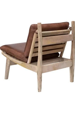 Fåtöljer|Fåtöljer Vintage|Trademark Living Loungestol 'James' - Vintage
