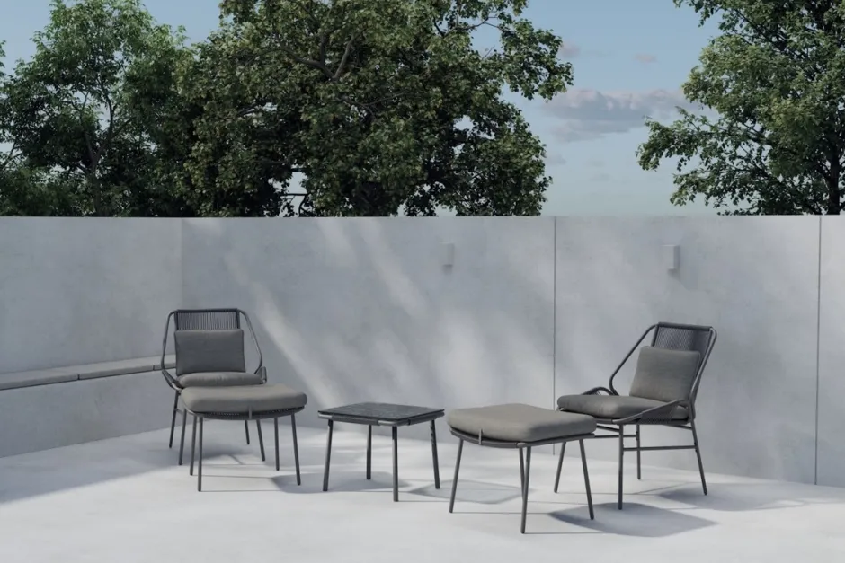 Utesoffor|Uteplats|Garden Prestige Loungset 'Zakynthos' - Brun