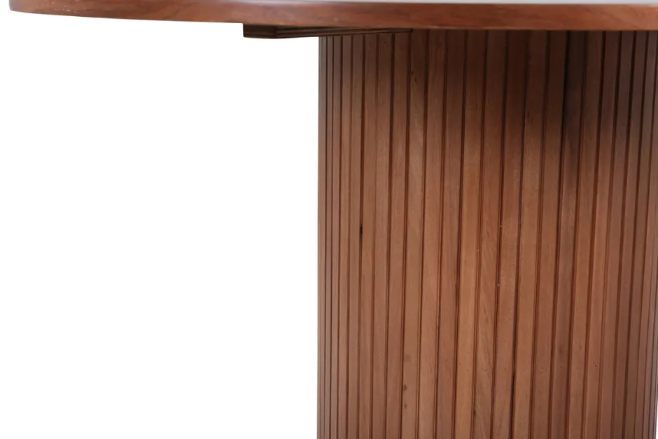 Runda Matbord|Matbord|Reforma Matbord 'Barkaby' Runt 110cm - Brun