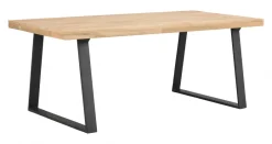Matbord|Kök|Rowico Home Matbord 'Brooklyn' 170x95cm - Natur/Svart