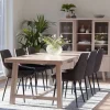 Matbord|Kök|Rowico Home Matbord 'Brooklyn' 220x95cm - Vitpigmenterad