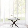 Runda Matbord|Matbord|Rowico Home Matbord 'Calverton' Runt 120cm - Brun