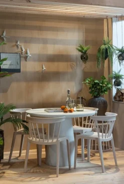 Runda Matbord|Matbord|WOOOD Matbord 'Damon' - Vit