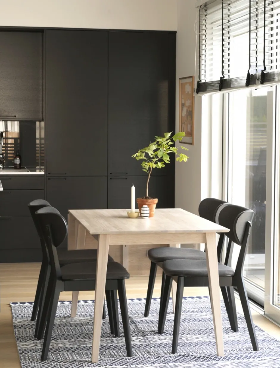 Matbord|Kök|Rowico Home Matbord 'Filippa' 120x80cm - Vitpigmenterad