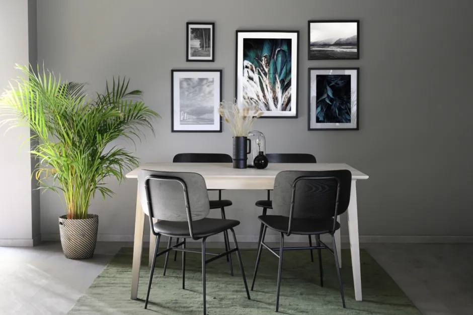 Matbord|Kök|Rowico Home Matbord 'Filippa' 140x90cm - Vitpigmenterad