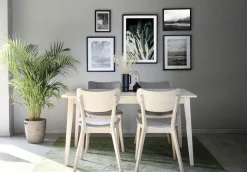 Matbord|Kök|Rowico Home Matbord 'Filippa' 140x90cm - Vitpigmenterad