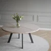 Runda Matbord|Matbord|Rowico Home Matbord 'Fred' Runt 160cm - Vitpigmenterad