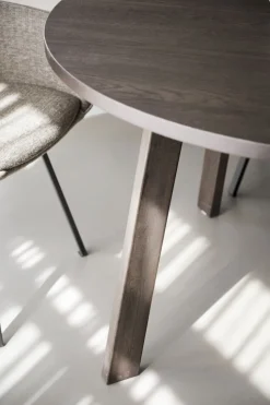 Matbord|Kök|Rowico Home Matbord 'Glenside' Runt 130cm - Brun