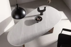 Matbord|Kök|Reforma Matbord 'Grums' 180x90cm - Brun/Marmor