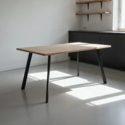 Bord|Matbord|Reforma Matbord 'Klassisk' 140x80cm - Svart/Ek