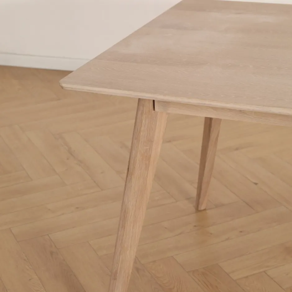 Matbord|Kök|Reforma Matbord 'Line' 180x90 cm - Vitpigmenterad