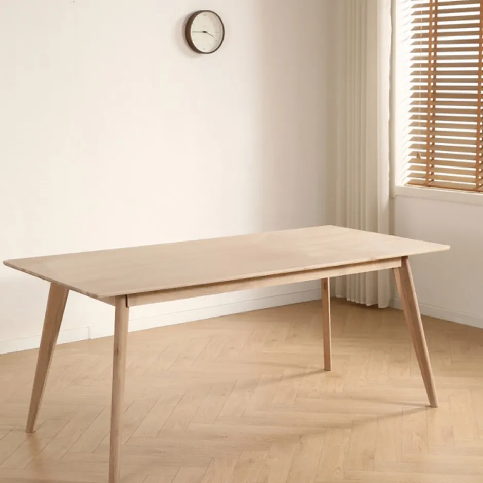 Matbord|Kök|Reforma Matbord 'Line' 180x90 cm - Vitpigmenterad