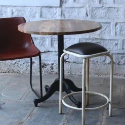 Bord|Matbord|Vintage Matbord 'Långholmen' Runt 80cm -