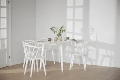Matbord|Kök|Rowico Home Matbord 'Lotta' 120x80cm - Vit