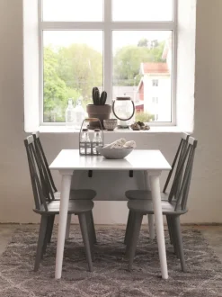 Matbord|Kök|Rowico Home Matbord 'Lotta' 120x80cm - Vit