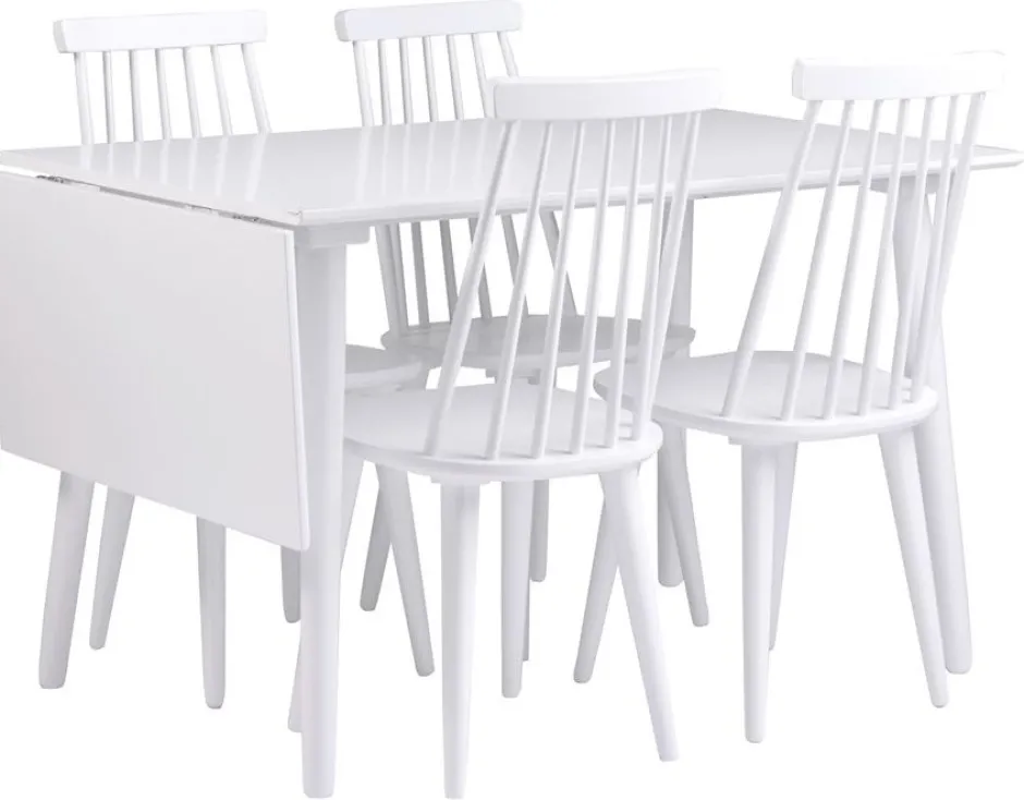 Matbord|Kök|Rowico Home Matbord 'Lotta' 120x80cm - Vit