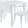 Matbord|Kök|Rowico Home Matbord 'Lotta' 80x80cm - Vit