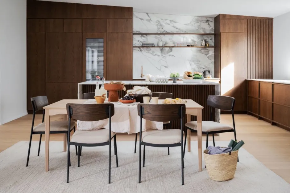 Matbord|Kök|Rowico Home Matbord 'Markham' 180cm - Vitpigmenterad