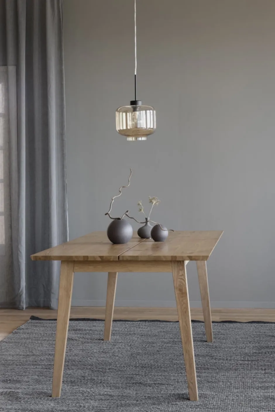 Matbord|Kök|Rowico Home Matbord 'Melfort' 180x90cm - Ek