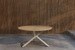 Trädgårdsbord|Uteplats|Garden Prestige Matbord 'Mexico' rund 140cm - Natur