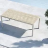 Trädgårdsbord|Uteplats|Garden Prestige Matbord 'Mirko' 205x74cm - Beige