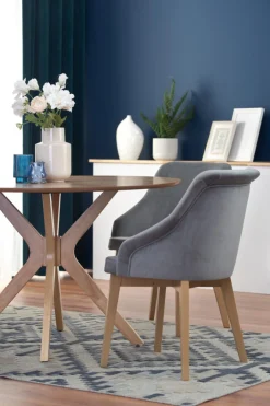 Bord|Runda Matbord|Reforma Matbord 'Nicolas' Runt 120cm - Natur
