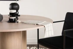 Runda Matbord|Matbord|Reforma Matbord 'Orsa' Runt 110cm - Vitputsad