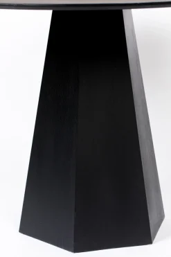 Runda Matbord|Matbord|Zuiver Matbord 'Pilar' Runt 100cm - Svart
