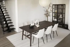 Matbord|Kök|Rowico Home Matbord 'Plainfield' 220x100cm - Mörk ek