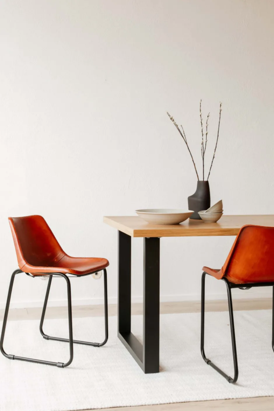 Bord|Matbord|Reforma Matbord 'Radus' 140x85cm - Ek/Svart
