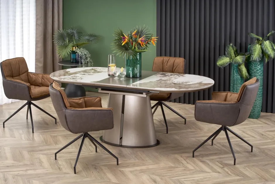 Matbord|Kök|Reforma Matbord 'Robinson' 160-200cm - Beige