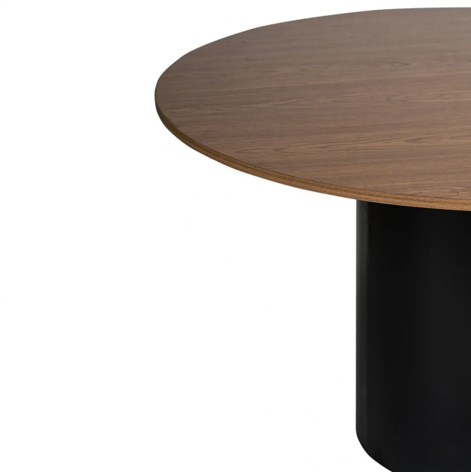 Bord|Runda Matbord|Reforma Matbord 'Rounded' Runt 120cm - Valnöt