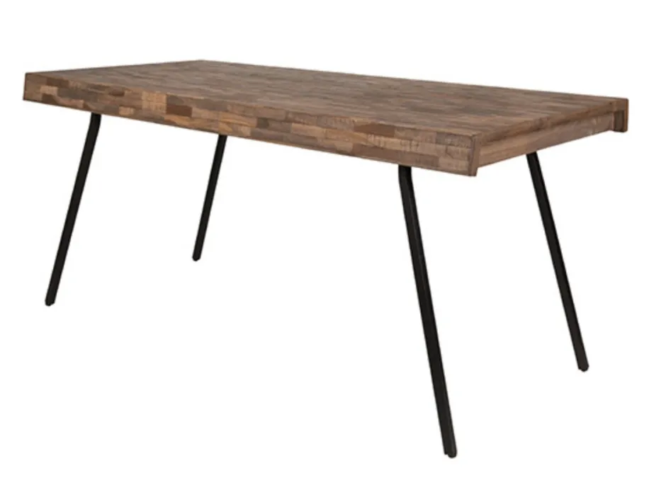 Matbord|Kök| Matbord 'Suri' - Teak/Stål