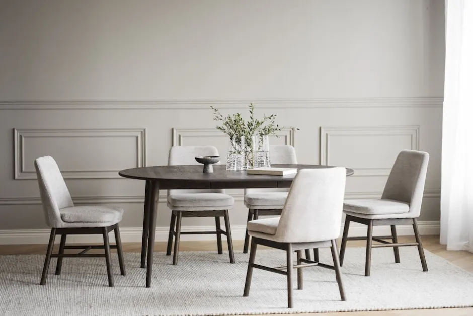 Matbord|Kök|Rowico Home Matbord 'Tyler' 170x210cm - Brun