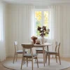 Matbord|Kök|Rowico Home Matbord 'Tyler' 120x120 - Vit