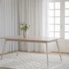 Matbord|Kök|Rowico Home Matbord 'Yumi' 190x90cm - Vitpigmenterad ek
