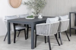 Utegrupper|Uteplats|Garden Prestige Matgrupp 'Sollentuna' - Svart