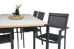 Utegrupper|Uteplats|Garden Prestige Matgrupp 'Umeå' - Svart